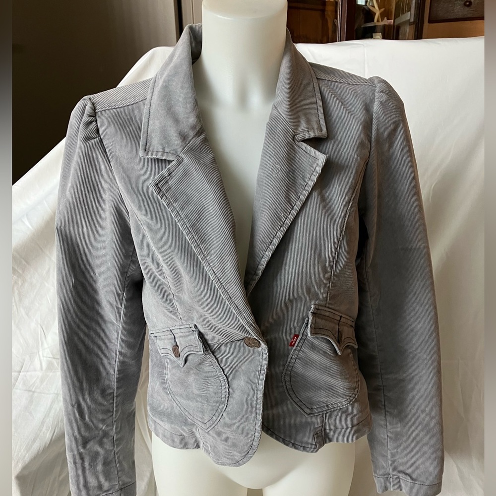 Levi’s Jean corduroy grey blazer!